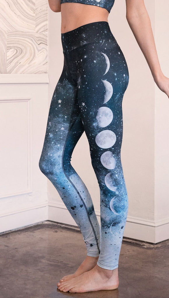 Moon Yoga Leggings Black Leggings Workout Legging Zodiac Clothing