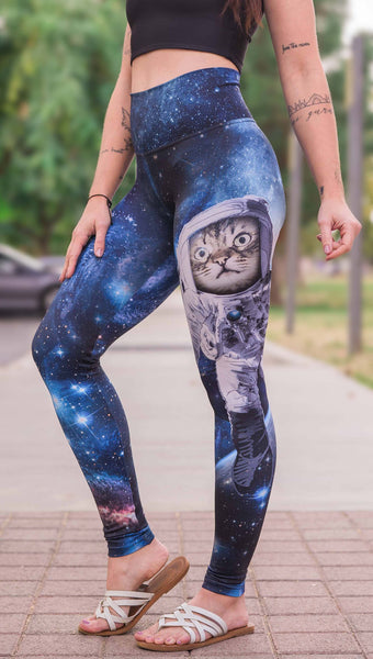 Catstronaut (Space Cat) - Athleisure Leggings
