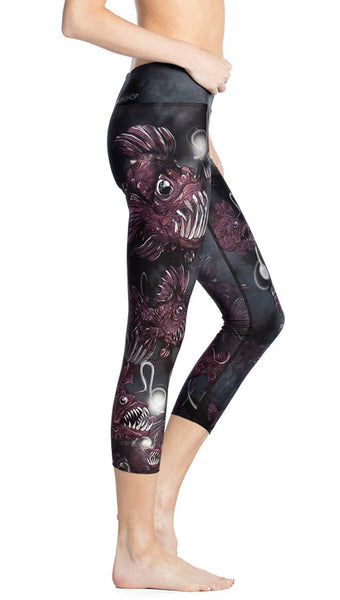 Angler Fish - Eagle Rock WERKSHOP® Capri Length Performance Leggings